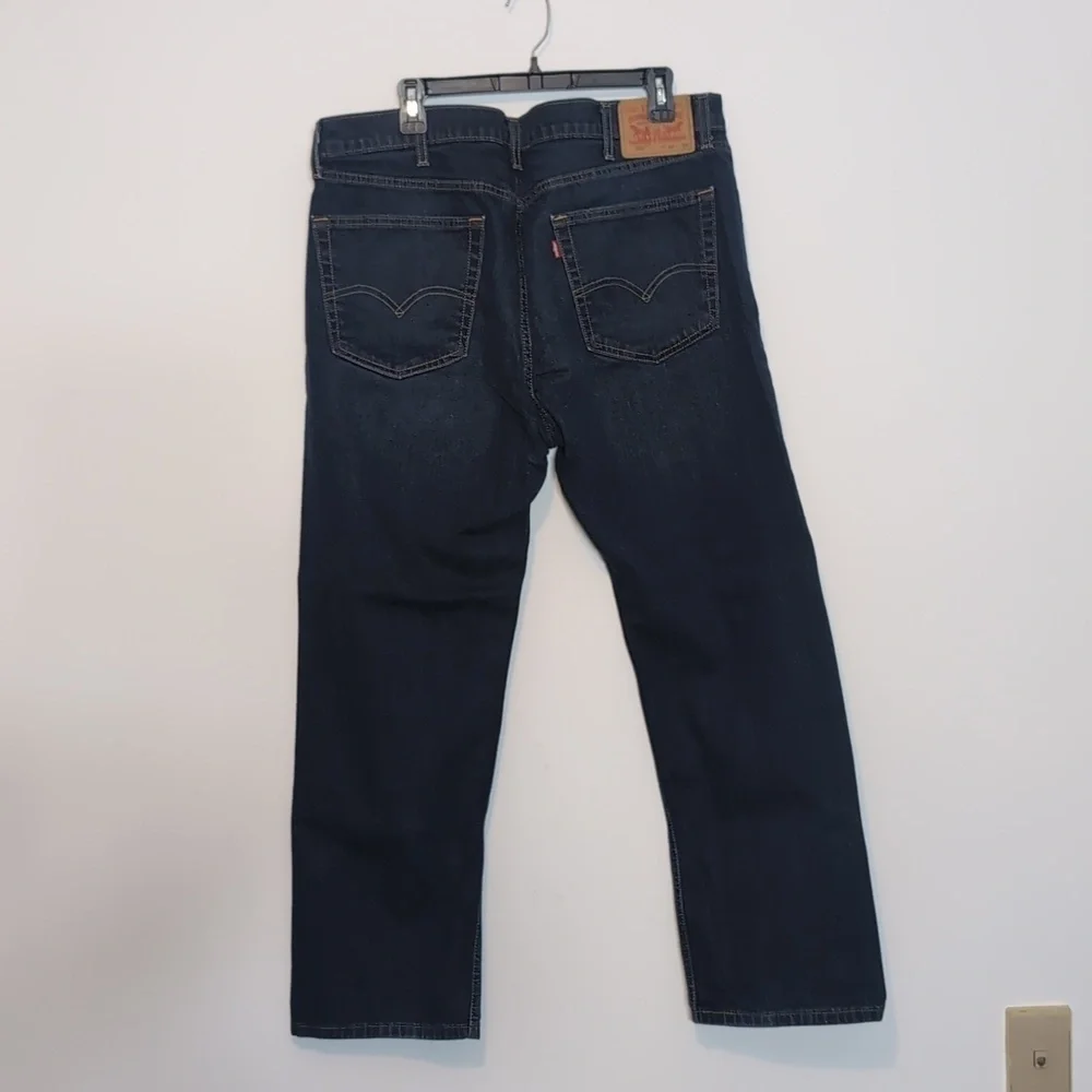 Levi's 505 Regular Fit Dark Wash Blue Jeans